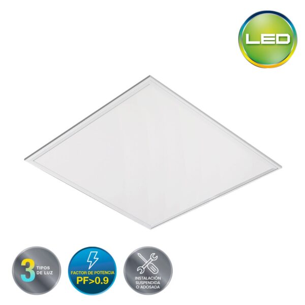 PANEL LED PARA EMPOTRAR 60X60 48W - 3K 4K 6K LIGHTECH